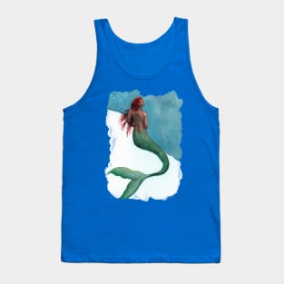 Watercolor Mermaid Tank Top